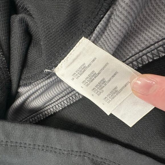 The North Face Black Mens L Hiking Full Zip Softshell Jacket Vented Lightweight - Picture 9 of 10